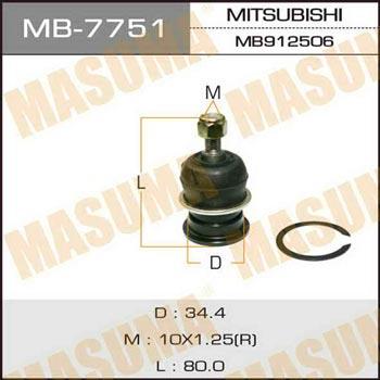 Masuma MB-7751 Ball joint MB7751