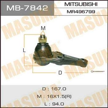 Masuma MB-7842 Ball joint MB7842