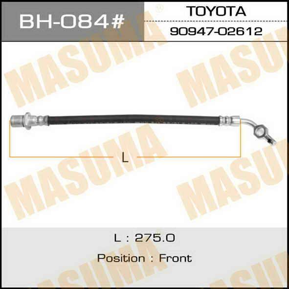 Masuma BH-084 Brake Hose BH084