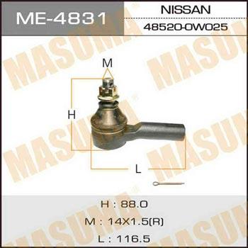 Masuma ME-4831 Tie rod end ME4831