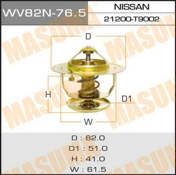 Masuma WV82N-76.5 Thermostat, coolant WV82N765