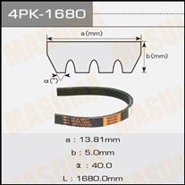 Masuma 4PK-1680 V-ribbed belt 4PK1680 4PK1680