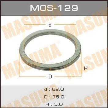 Masuma MOS-129 Exhaust pipe gasket MOS129
