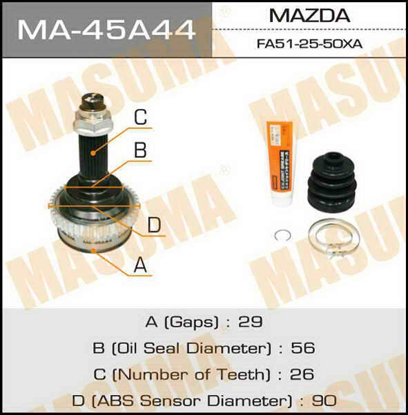 Masuma MA-45A44 CV joint MA45A44