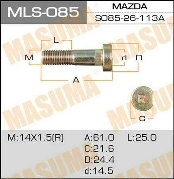 Masuma MLS-085 Wheel Stud MLS085