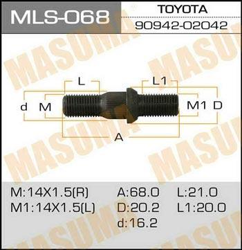 Masuma MLS-068 Wheel Stud MLS068