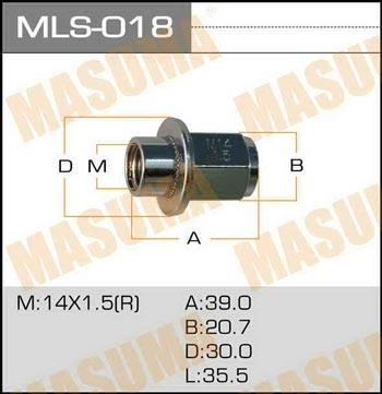 Masuma MLS-018 Nut MLS018