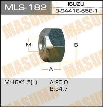 Masuma MLS-182 Nut MLS182