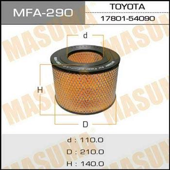 Masuma MFA-290 Air filter MFA290