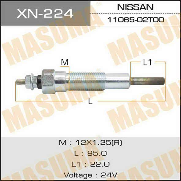 Masuma XN-224 Glow plug XN224