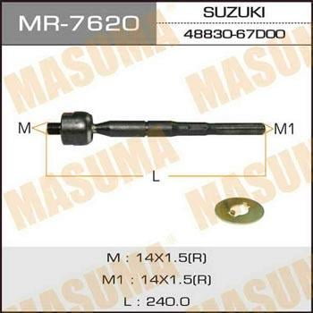 Masuma MR-7620 Inner Tie Rod MR7620