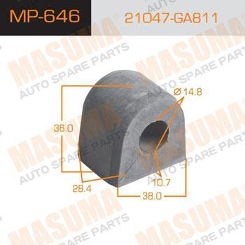 Masuma MP-646 Rear stabilizer bush MP646