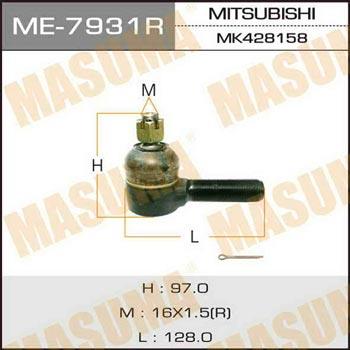 Masuma ME-7931R Tie rod end right ME7931R