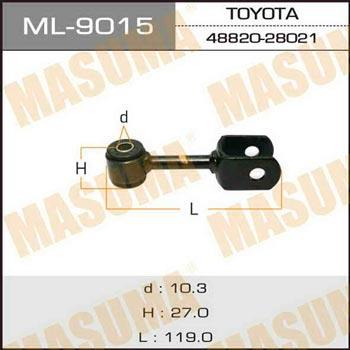 Masuma ML-9015 Rod/Strut, stabiliser ML9015