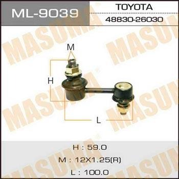 Masuma ML-9039 Rod/Strut, stabiliser ML9039