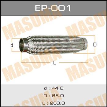 Masuma EP-001 Corrugated pipe EP001