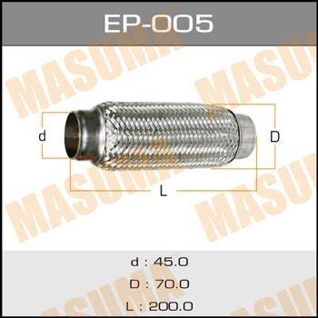 Masuma EP-005 Corrugated pipe EP005