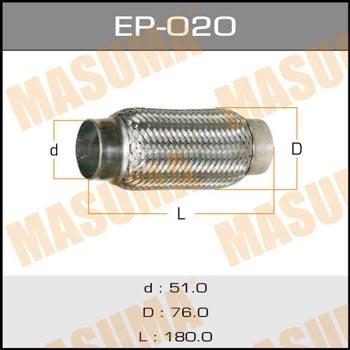 Masuma EP-020 Corrugated pipe EP020