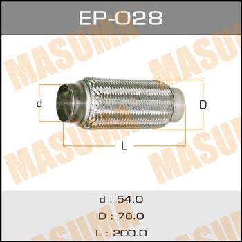 Masuma EP-028 Corrugated pipe EP028