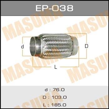 Masuma EP-038 Corrugated pipe EP038