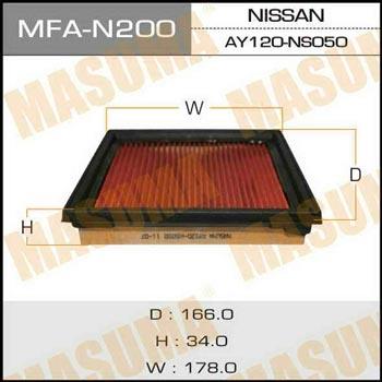 Masuma MFA-N200 Air filter MFAN200