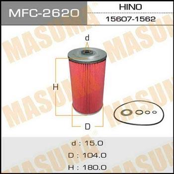 Masuma MFC-2620 Oil Filter MFC2620
