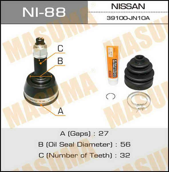 Masuma NI-88 CV joint NI88