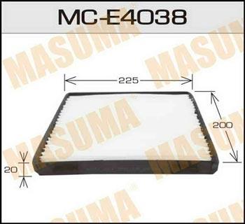 Masuma MC-E4038 Filter, interior air MCE4038