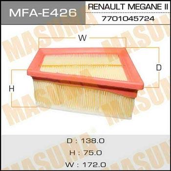 Masuma MFA-E426 Air filter MFAE426