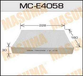 Masuma MC-E4058 Filter, interior air MCE4058