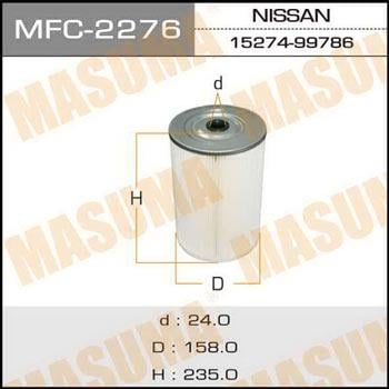 Masuma MFC-2276 Oil Filter MFC2276