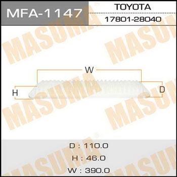 Masuma MFA-1147 Air filter MFA1147