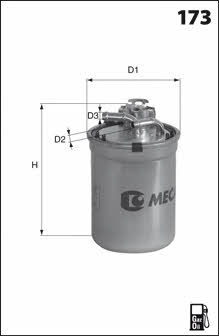 MecaFilter ELG5465 Fuel filter ELG5465