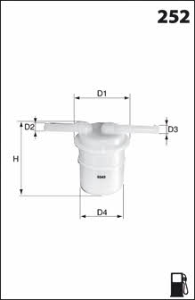 MecaFilter ELE3579 Fuel filter ELE3579