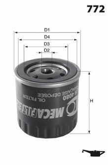 MecaFilter ELH4123 Oil Filter ELH4123