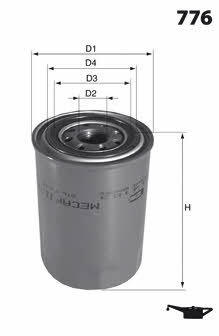 Oil Filter MecaFilter ELH4372