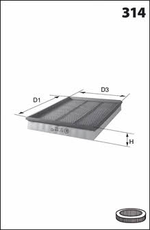 MecaFilter ELP3637 Air filter ELP3637