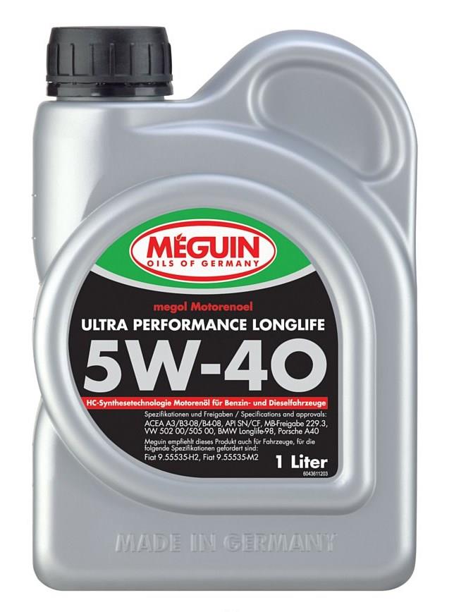 Meguin 4361 Engine oil Meguin Ultra Performance LongLife 5W-40, 1L 4361