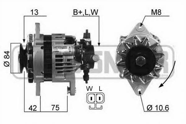 Messmer 210064 Alternator 210064