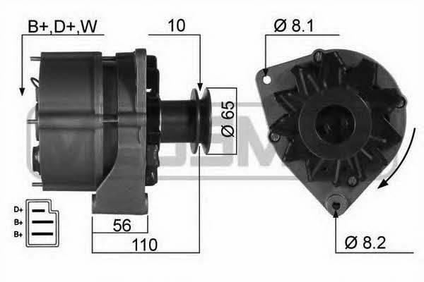 Messmer 210126 Alternator 210126