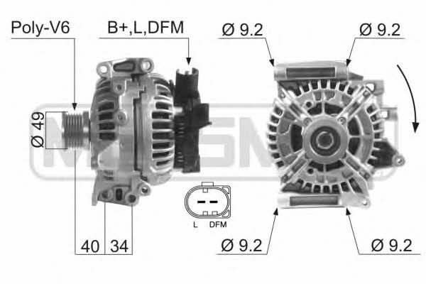 Messmer 210133 Alternator 210133