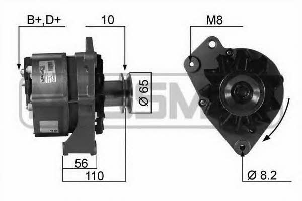 Messmer 210174 Alternator 210174