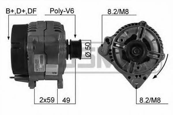 Messmer 210199 Alternator 210199