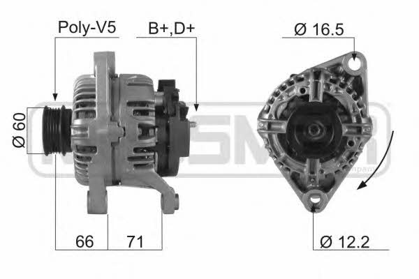 Messmer 210201 Alternator 210201