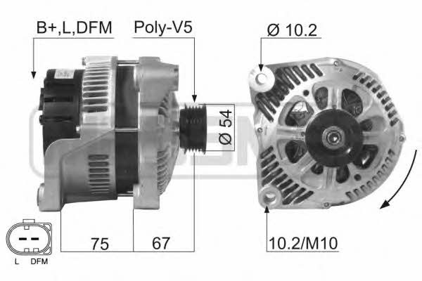 Messmer 210260 Alternator 210260