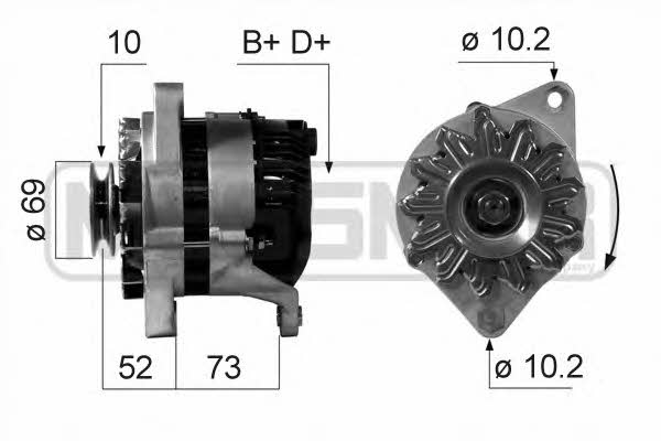 Messmer 210265 Alternator 210265