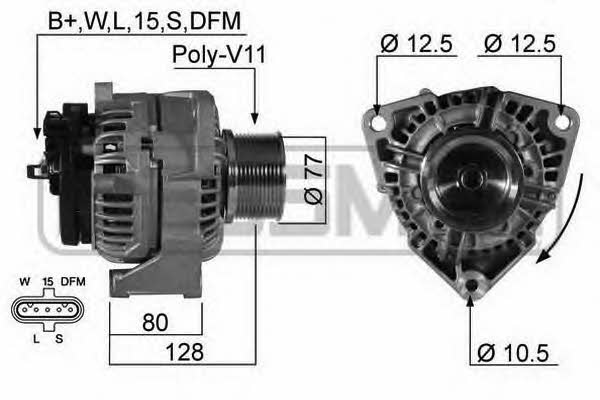 Messmer 210329 Alternator 210329