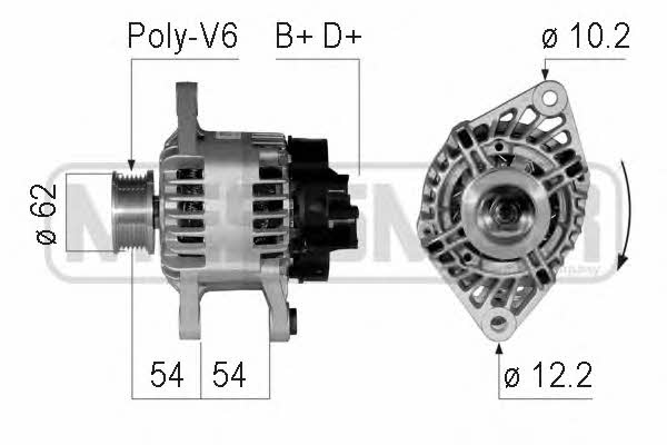 Messmer 210344 Alternator 210344