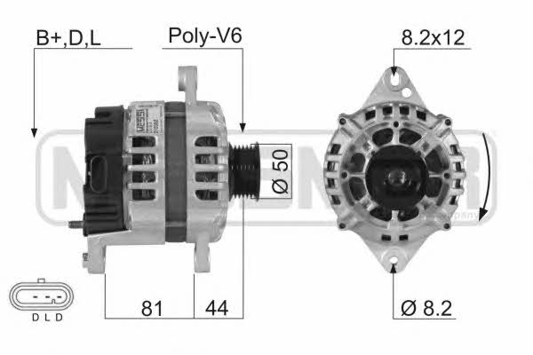 Messmer 210382 Alternator 210382