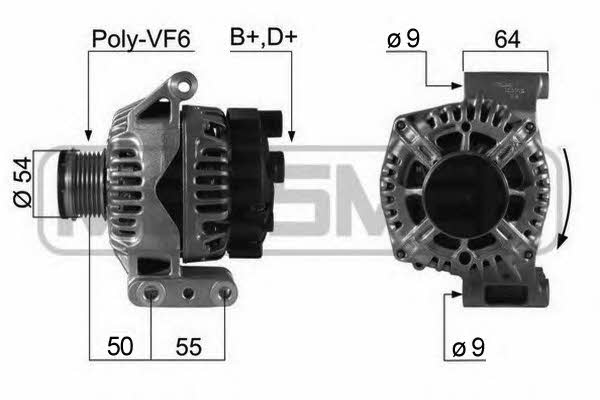 Messmer 210465 Alternator 210465